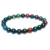 Heliotrop / Bloodstone náramek elastický přírodní kámen, kulička 8 mm / 16 -17 cm, vynikající čistič krve