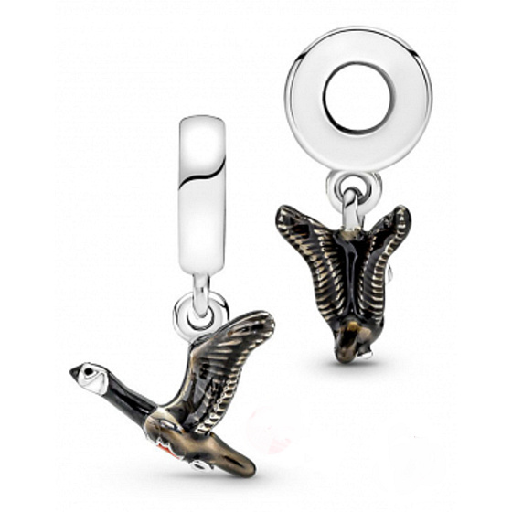 Charm Canada, Kanadská husa a javorový list, přívěsek na náramek cestování