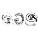 Charm Abecední písmeno G, korálek na náramek