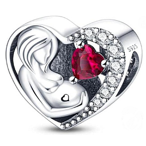 Charm Těhotenství, korálek na náramek rodina