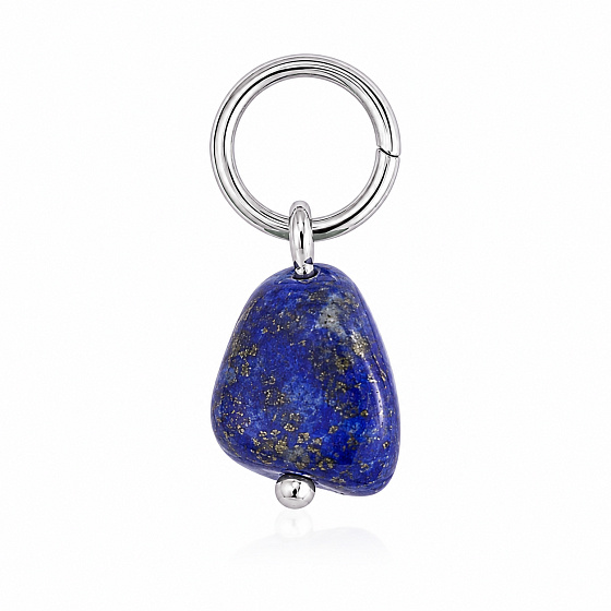Lazurit (Lapis lazuli) – mini přívěsek z přírodního kamene cca 0,8–1,2 cm | Talisman moudrosti a intuice