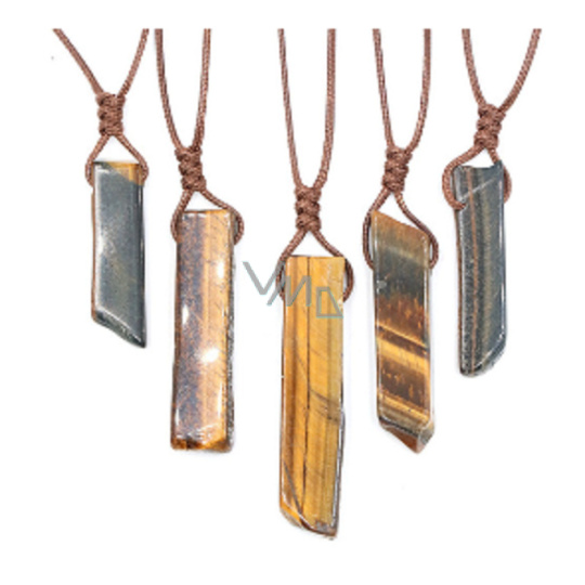 Tygří oko přívěsek nastavitelná velikost, kámen cca 3,5 - 5 cm, lano nastavitelná velikost cca 60 - 70 cm, kámen slunce a země, přináší štěstí a bohatství Tygří oko přívěsek nastavitelná velikost, kámen cca 3,5 - 5 cm, lano nastavitelná velikost cca 60 - 70 cm, kámen slunce a země, přináší štěstí a bohatství