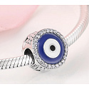 Charm Řecké modré oko, ochranný amulet, korálek na náramek symbol