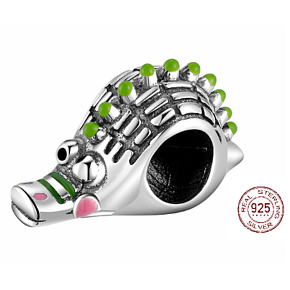 Charm Aligátor, korálek na náramek zvíře