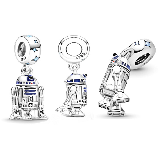 Charm Marvel Star Wars Droid R2-D2, přívěsek na náramek, film