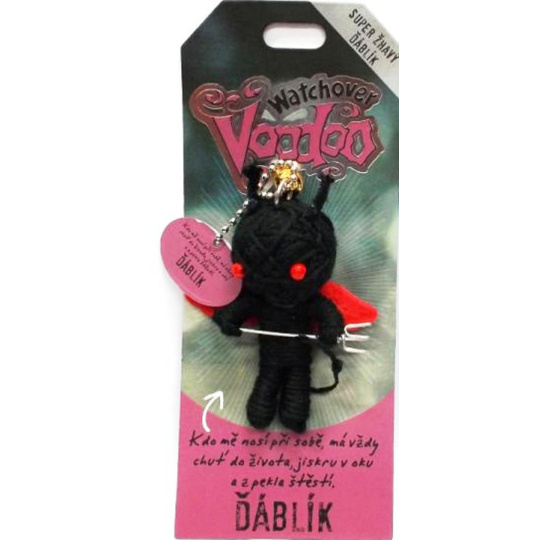 Albi Voodoo přívěsek Ďáblík 8 x 4 cm Albi Voodoo přívěsek Ďáblík 8 x 4 cm