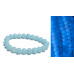 Jade Luminois Light Fosforeskující, modře svítí ve tmě, náramek elastický přírodní kámen, kulička 8 mm / 16 - 17 cm