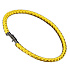 Lanový Magnetický náramek – žlutý 21,5 cm x 4 mm, unisex