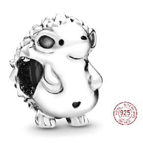 Charm Ježek Nino, korálek na náramek zvíře