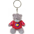 Me to You Medvídek v tričku se srdíčkem plyšová klíčenka 7 cm