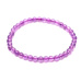 Ametyst náramek elastický přírodní kámen, kulička 4 mm / 15 cm, pro děti, kámen králů a biskupů