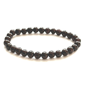 Granát červený náramek elastický, přírodní kámen, kulička 6 mm / 16 - 17 cm kvalita A, kámen ohně, lásky