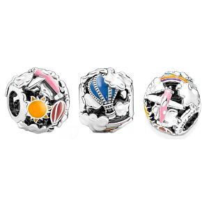 Charm Kouzelné letní výlety - Odleť se mnou, korálek na náramek cestování