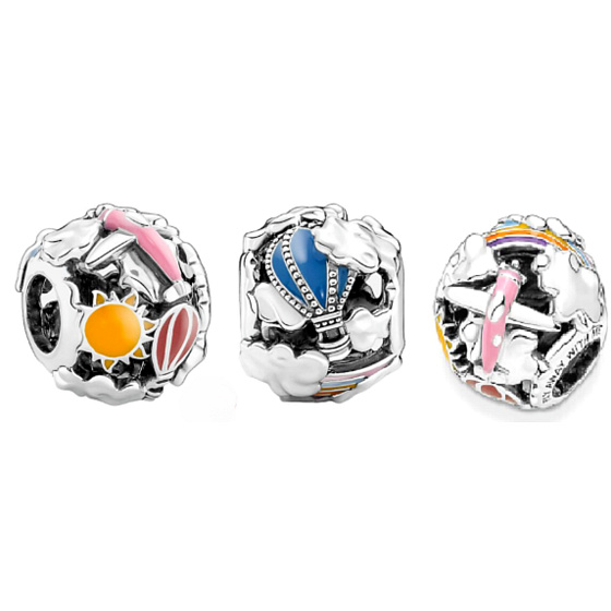 Charm Kouzelné letní výlety - Odleť se mnou, korálek na náramek cestování