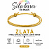 Síla barev Šňůrkový náramek – Zlatá | Symbol úspěchu, hojnosti a zářivé energie | nastavitelný 16 - 30 cm