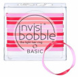 Invisibobble Basic Jelly Twist Ultra tenké gumičky do vlasů červeno-růžové 10 kusů