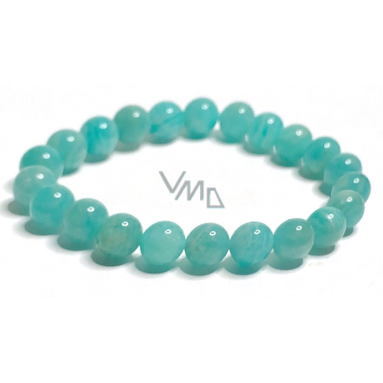 Amazonit náramek elastický přírodní kámen, kulička 9 mm / 16 - 17 cm, kámen naděje Amazonit náramek elastický přírodní kámen, kulička 9 mm / 16 - 17 cm, kámen naděje