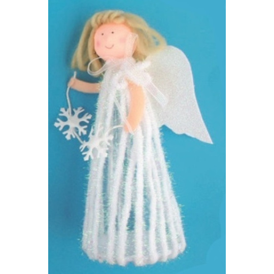 Anděl v sukni na postavení 20 cm č.3