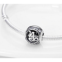 Charm znamení zvěrokruhu Kozoroh + zirkony, korálek na náramek