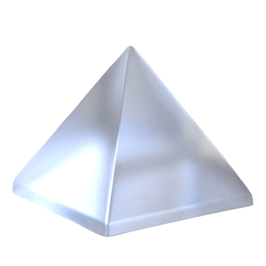 Křišťálové sklo Pyramida matná 50 mm Křišťálové sklo Pyramida matná 50 mm