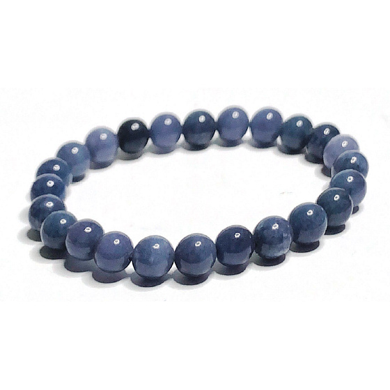 Dumortierit náramek elastický přírodní kámen mládí v srdci