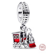 Charm Sterlingové stříbro 925 Harry Potter - Bradavický expres, přívěsek na náramek, film