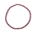 Granát náramek elastický přírodní kámen, kulička 4 mm / 19 cm, kámen ohně, lásky