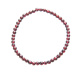 Granát náramek elastický přírodní kámen, kulička 4 mm / 19 cm, kámen ohně, lásky