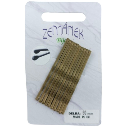 Zemánek Pérka do vlasů 50 mm 10 kusů