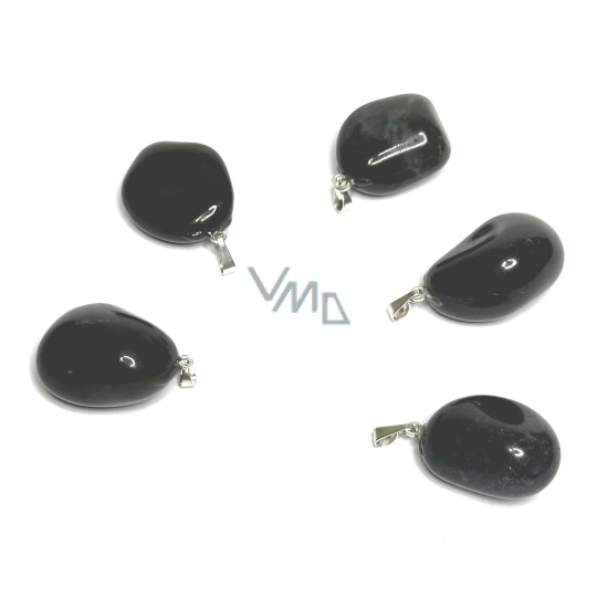 Onyx Troml přívěsek přírodní kámen, M cca 3 cm, 1 kus, kámen životní síly Onyx Troml přívěsek přírodní kámen, M cca 3 cm, 1 kus, kámen životní síly