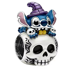 Charm Disney Lilo & Stitch – Halloween Stitch s lebkou | korálek na náramek film