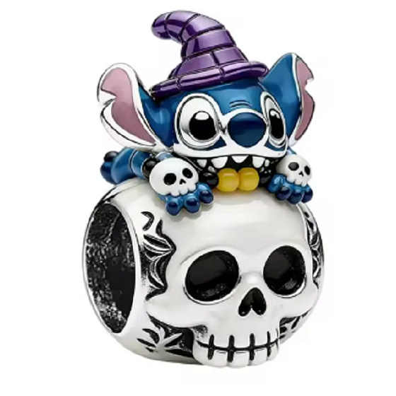 Charm Disney Lilo & Stitch – Halloween Stitch s lebkou | korálek na náramek film