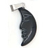 Obsidian Měsíc přívěsek přírodní kámen, ručně broušená figurka 2,2 x 10 mm, kámen záchrany