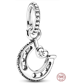Charm Podkova pro štěstí, přívěsek na náramek symbol
