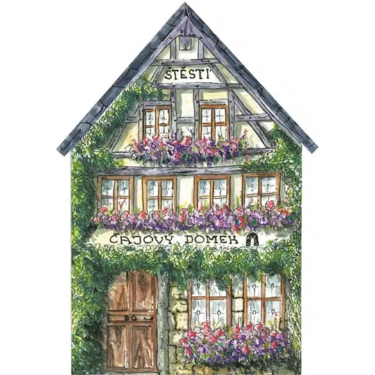 Bohemia Gifts Štěstí čajový domek 10 kusů sáčků