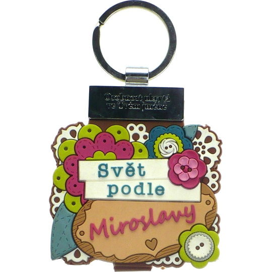Albi Knížka se jménem na klíče Svět podle Miroslavy 6 x 9,5 cm