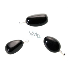 Turmalín Skoryl Troml přívěsek přírodní kámen, M cca 3 cm, 1 kus, AAA kvalita, strážce dobré nálady