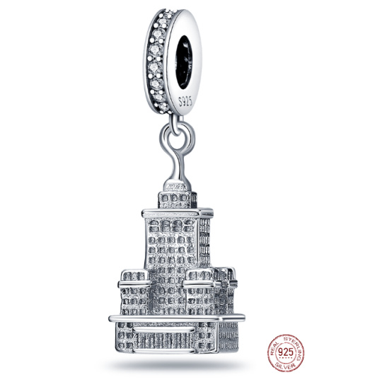 Charm Sterlingové stříbro 925 USA - Empire State Building, přívěsek na náramek cestování Charm Sterlingové stříbro 925 USA - Empire State Building, přívěsek na náramek cestování