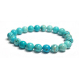 Tyrkenit náramek elastický přírodní kámen, kulička 8 mm / 16 - 17 cm, kámen mladých lidí, hledá životní cíl