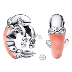 Charm Sterlingové stříbro 925 Kreveta - obepínající korálek na náramek zvíře