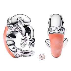 Charm Kreveta - obepínající korálek na náramek zvíře