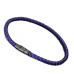 Lanový Magnetický náramek – tmavě modrý 21,5 cm x 4 mm, unisex