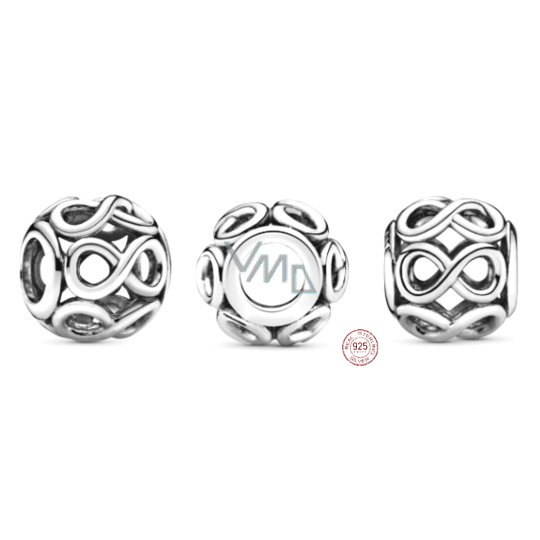 Charm Sterlingové stříbro 925 Nekonečná záře, korálek na náramek přátelství Charm Sterlingové stříbro 925 Nekonečná záře, korálek na náramek přátelství