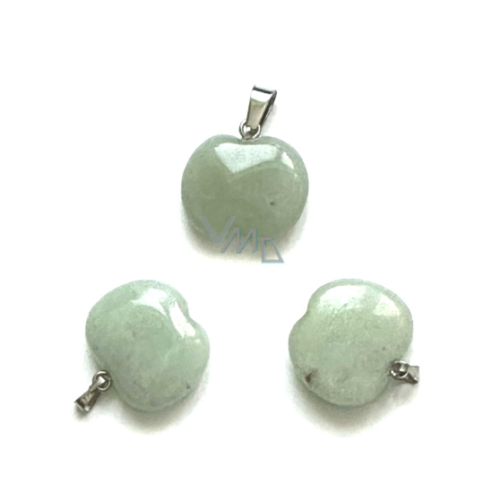 Chalcedon zelený Jablko poznání přívěsek přírodní kámen 1,5 cm, kámen lásky a radosti Chalcedon zelený Jablko poznání přívěsek přírodní kámen 1,5 cm, kámen lásky a radosti