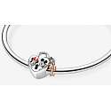 Charm Disney Mickey Mouse a Minnie Mouse, Visací zámek - věčná láska, korálek na náramek, láska
