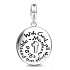Charm Duchovní symbol, U Boha je všechno možné, přívěsek na náramek víra