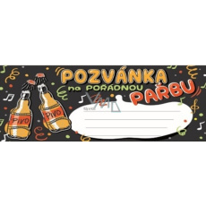 Nekupto Pozvánka na narozeninovou oslavu Pivo 20 x 10 cm 5 kusů Nekupto Pozvánka na narozeninovou oslavu Pivo 20 x 10 cm 5 kusů