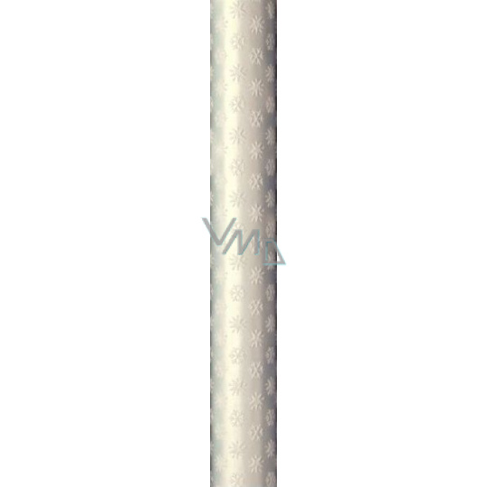 Zoewie Dárkový balicí papír 70 x 150 cm Vánoční Nordic Light bílý s bílými vločkami Zoewie Dárkový balicí papír 70 x 150 cm Vánoční Nordic Light bílý s bílými vločkami