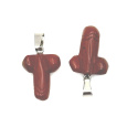 Jaspis červený Penis pro štěstí, přívěsek přírodní kámen ručně broušený cca 11 x 22 mm, kámen úplné péče
