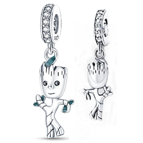 Charm Marvel Strážci Galaxie, Já jsem Groott, přívěsek na náramek, film